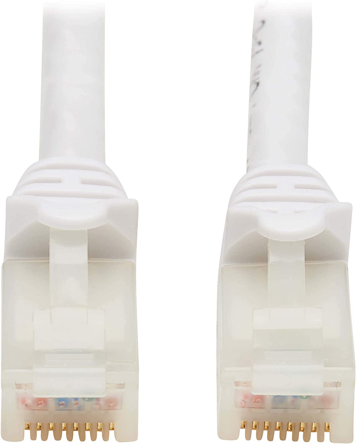 Tripp Lite, Safe-IT, Cat6a Ethernet Cable, Bacteria Resistant, 10G Certified Snagless, UTP (RJ45 M/M), White, 14 Feet / 4.25 Meters, Lifetime Manufacturer's Warranty (N261AB-014-WH)