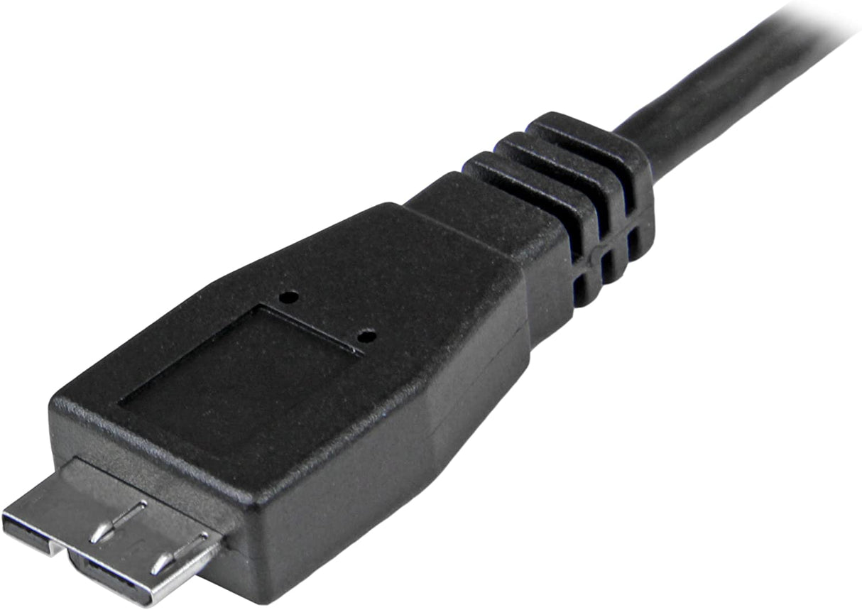 StarTech.com USB C to Micro USB Cable 0.5m - USB 3.1 Type C to Micro USB Type B Cable - Micro USB 3.1 to USB-C - Thunderbolt 3 Compatible (USB31CUB50CM) 1.5 ft / 45cm USB 3.1 - C to Micro B