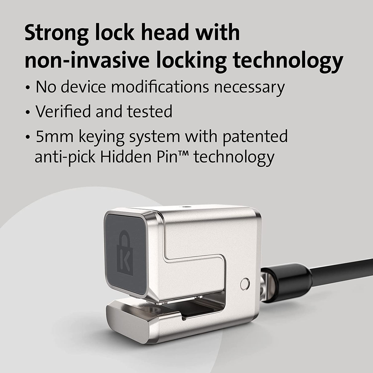 Kensington Keyed Cable Lock for Surface Pro & Surface Go, Compatible with Surface Pro 8 & Surface Go 3 (K68134WW)