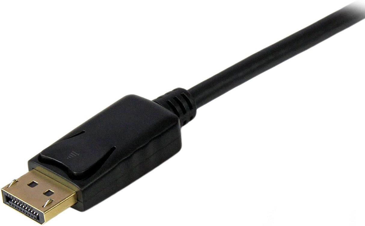 StarTech.com 15ft (4.6m) DisplayPort to VGA Cable - Active DisplayPort to VGA Adapter Cable - 1080p Video - DP to VGA Monitor Cable - DP 1.2 to VGA Converter - Latching DP Connector (DP2VGAMM15B) 15 ft / 4.6 m