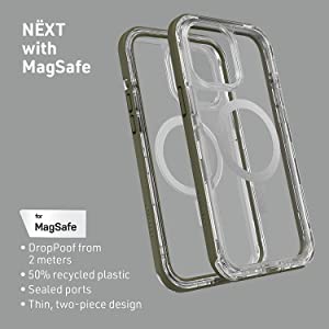 LifeProof Next Screenless Series Case for MagSafe for iPhone 13 PRO (NOT 13/13 Mini/13 Pro Max) Non-Retail Packaging - Precedented Green