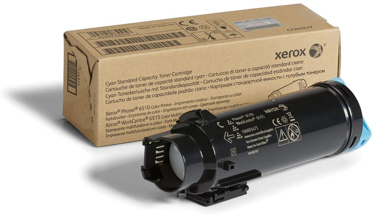 Xerox Phaser 6510/Workcentre 6515 Cyan Standard Capacity Toner Cartridge (1,000 Pages) - 106R03473 Standard Capacity Cyan