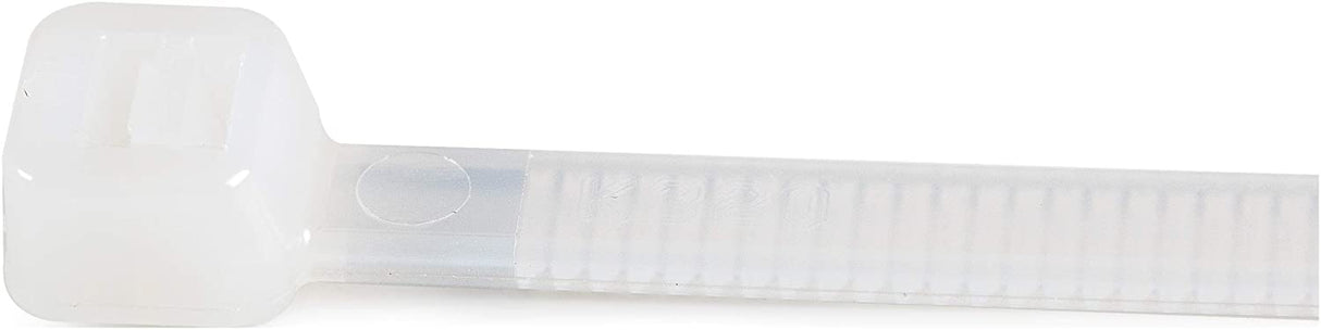 StarTech.com 10"(25cm) Cable Ties - 1/8"(4mm) Wide, 2-5/8"(68mm) Bundle Diameter, 50lb(22kg) Tensile Strength, Nylon Self Locking Zip Ties w/Curved Tip, 94V-2/UL Listed, 1000 Pack - White 10 in | 50 lbs (22kg) Standard w/Self Locking 1000