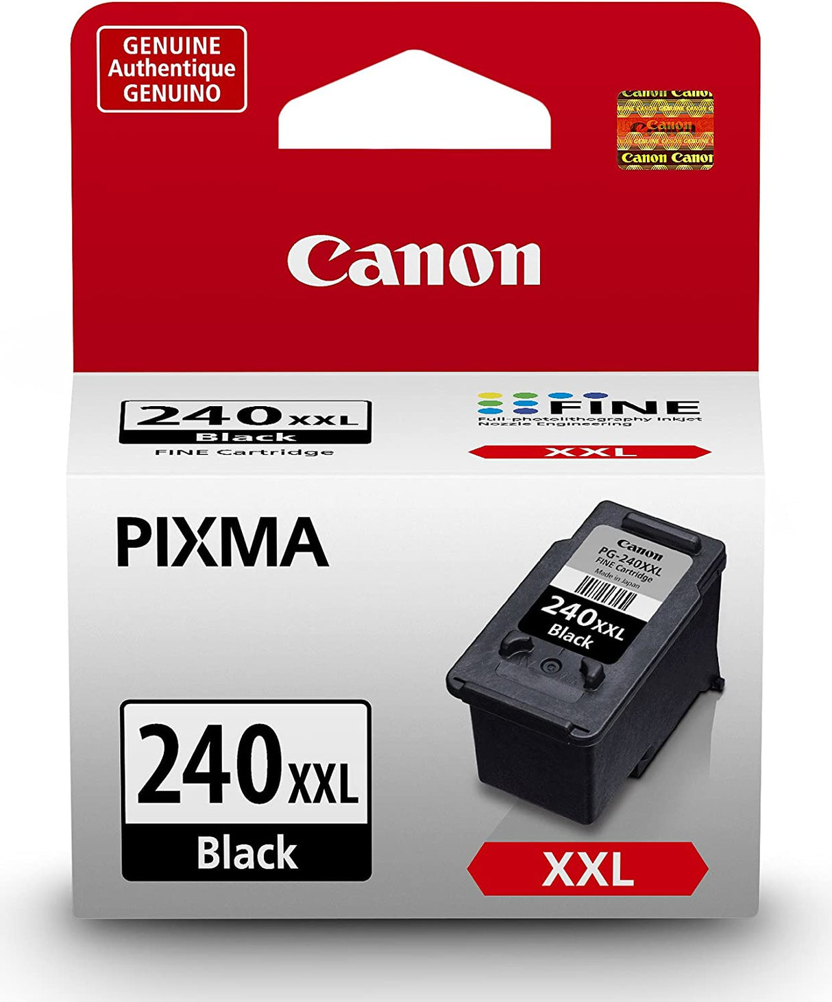 Canon PG-240 XXL Black Ink Cartridge & PG-240 XL Black Ink Catridge Compatible to Printer MG2120, MG3120, MG4120, MX512, MX432, MX372, MX522, MX452, MG3520, MG3620, MX472, MX532, TS5120 Black Ink + Black Ink