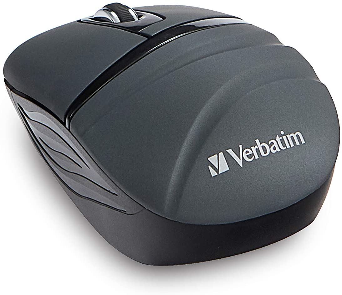 Verbatim 2.4G Wireless Mini Travel Optical Mouse with Nano Receiver for Mac and PC - Graphite