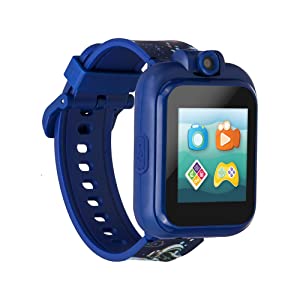PlayZoom 2 Kids Smartwatch & Headphones - Video Camera Selfies STEM Learning Educational Fun Games, MP3 Music Player Audio Books Touch Screen Sports Digital Watch Gift for Kids Toddlers Boys Girls Spaceman Print