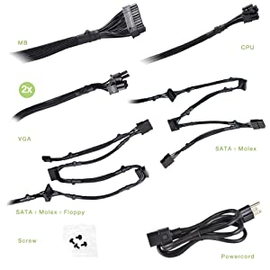 EVGA 100-GD-0600-V1, 600 GD, 80+ GOLD 600W, 5 Year Warranty, Power Supply