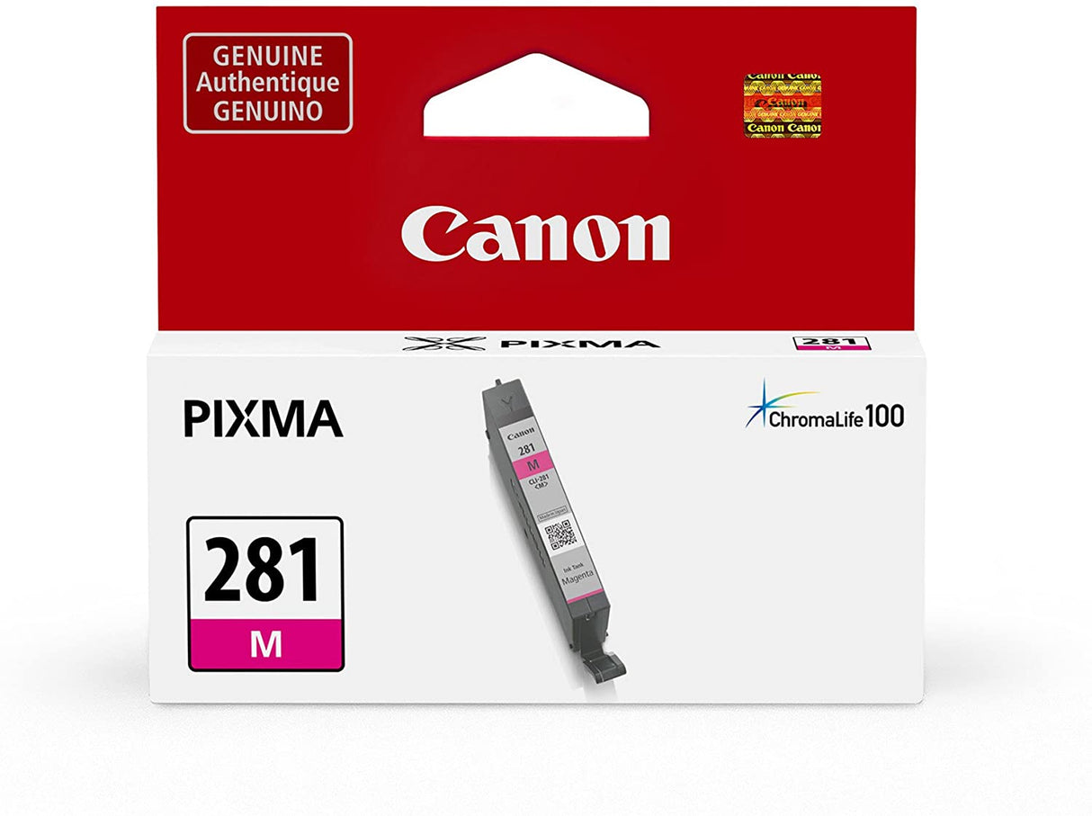 Canon CLI-281 Magenta Ink-Tank Compatible to TR8520, TR7520, TS9120 Series,TS8120 Series, TS6120 Series, TS9521C, TS9520, TS8220 Series, TS6220 Series Magenta Standard Ink