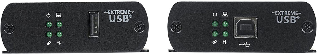 StarTech.com USB 2.0 Extender Over Cat5/Cat5e/Cat6 Ethernet Cable (RJ45) - 330ft/100m Industrial USB Extender Adapter Kit w/ESD Protection & Metal Case - Externally Powered - 480 Mbps (USB2001EXT2NA)