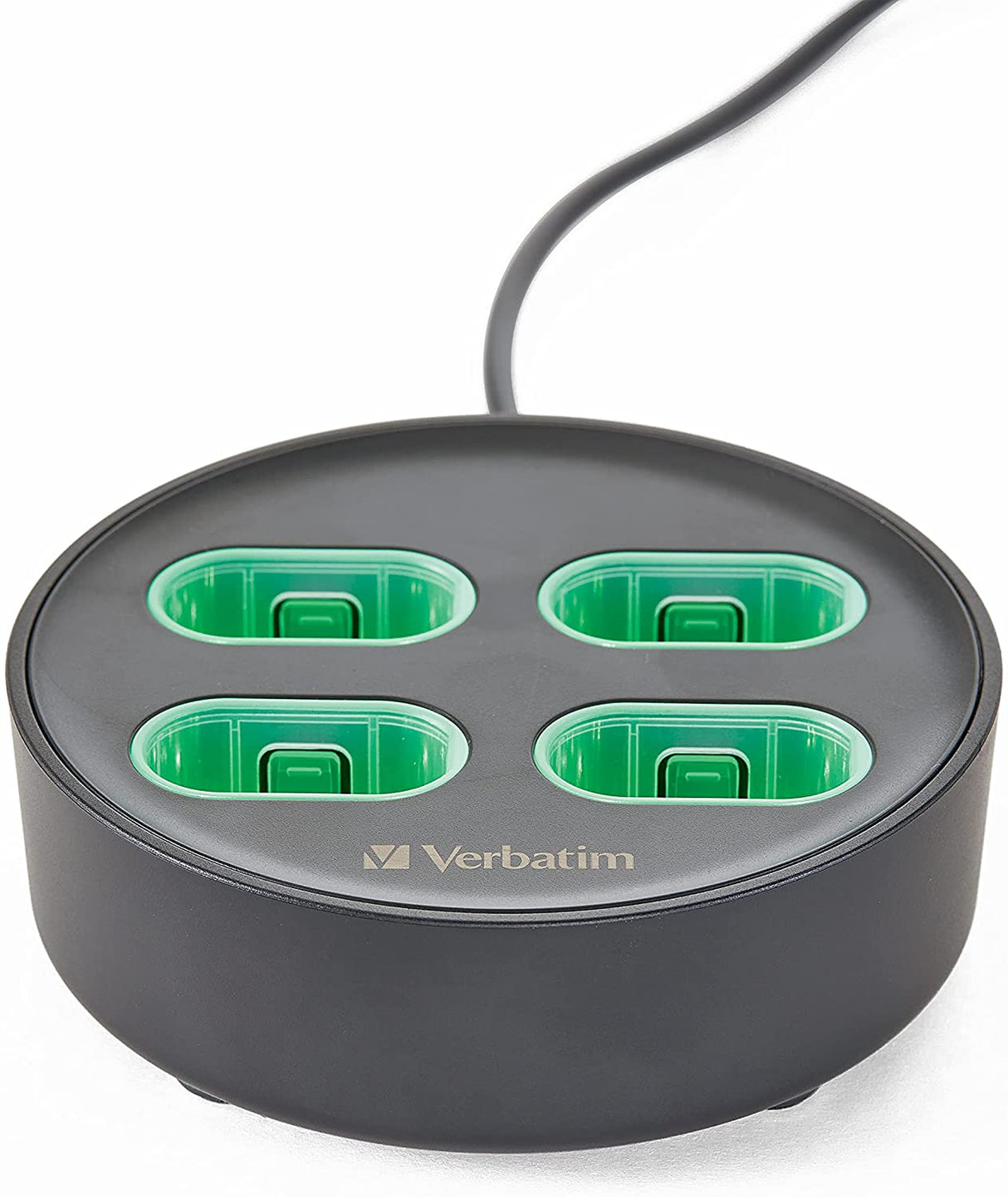 Verbatim Charging Stand with 4 x 800mAh Rechargable Battery Packs for use with Xbox Controllers Xbox Series X, Xbox Series S, Xbox One X, Xbox One S Charging Stand/Four Rechargeable Batteries