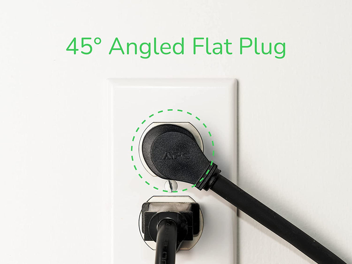 APC Surge Protector with Telephone, DSL and Coaxial Protection, P8VT3, 2770 Joules, 8 Outlet Surge Protector Power Strip Gray 8 Outlet DSL / Tele + Coaxial Surge Protector