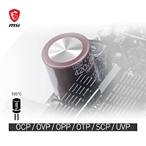 MSI MPG A1000G PCIE 5 & ATX 3.0 Gaming Power Supply - Full Modular - 80 Plus Gold Certified 1000W - 100% Japanese 105°C Capacitors - Compact Size - ATX PSU