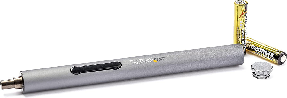 StarTech.com 55-Bit Electric Precision Screwdriver Set - Portable Cordless Battery Powered Bit Driver Kit for Electronics, Laptop, Computers, Tablet & Phone Repairs - Magnetic Work Pad (CTK55PCEDRIVE)