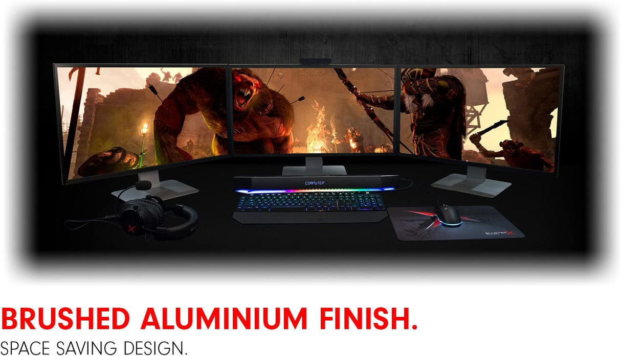 Creative Sound BlasterX Katana Multi-Channel Surround Gaming and Entertainment Soundbar - Hardware Processing, Supports Dolby Digital 5.1 Decoding, Bluetooth-Enabled, for PC, Mac, PS4, and Other Consoles