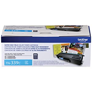 Brother TN339C Super High Yield Toner, Cyan