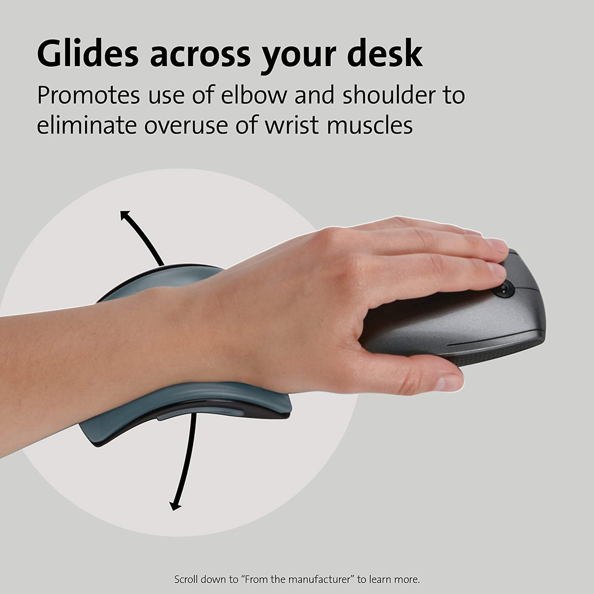 Kensington® Conform Wrist Rest, SmartFit®, Ergonomic Design (K55787US)