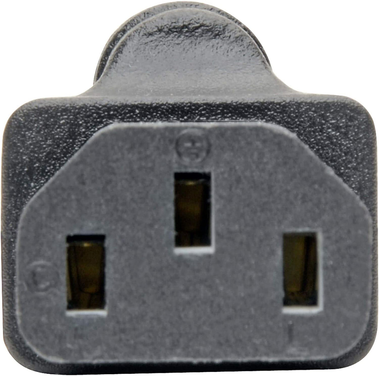 Tripp Lite Power Cord Adapter (NEMA 5-15P to C13 Adapter), 10A, 125V, Black (P006-000)