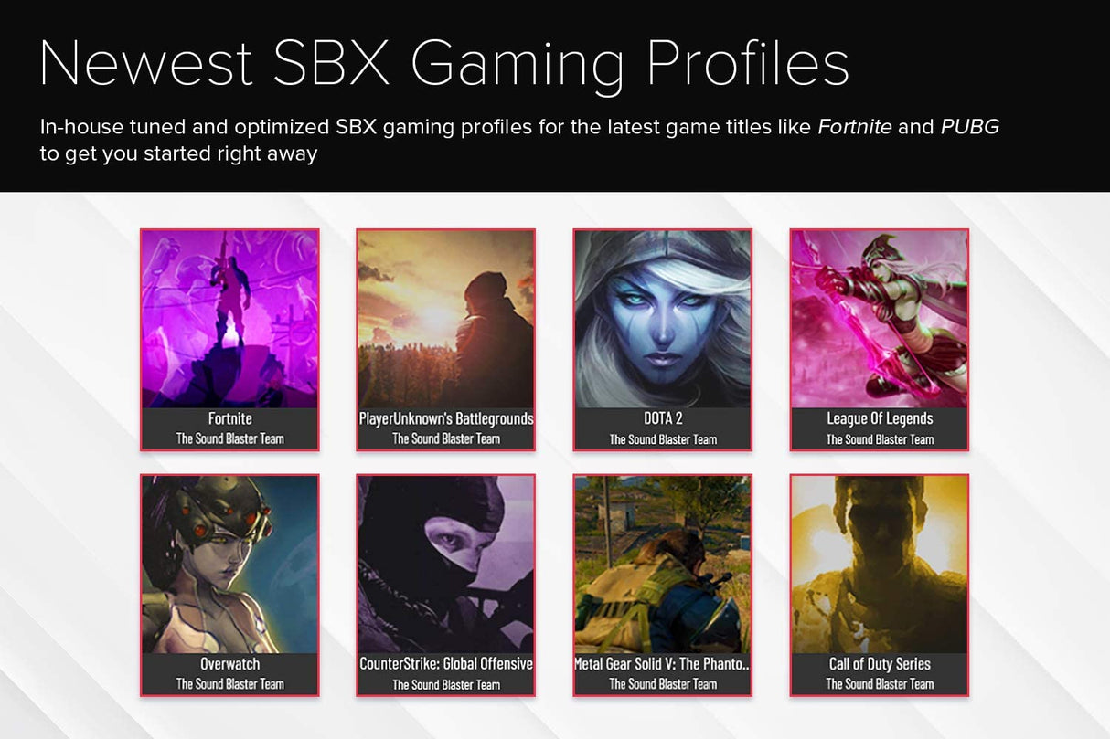 Creative Sound Blaster Z SE Internal PCI-e Gaming Sound Card and DAC, 24-bit / 192 kHz, 116 dB SNR, ASIO, 600O Headphones Amp, Mic EQ, Discrete 5.1 / Virtual 7.1, Supports Dolby Digital Live, DTS With 11 Mic EQ Presets via Software