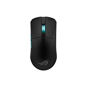 ASUS ROG Harpe Ace Aim Lab Edition Gaming Mouse, 54 g Ultra-Lightwieght, Connectivity (2.4GHz RF, Bluetooth, Wired), 36K DPI Sensor, 5 Programmable Buttons, ROG SpeedNova, Esports & FPS Gaming, Black