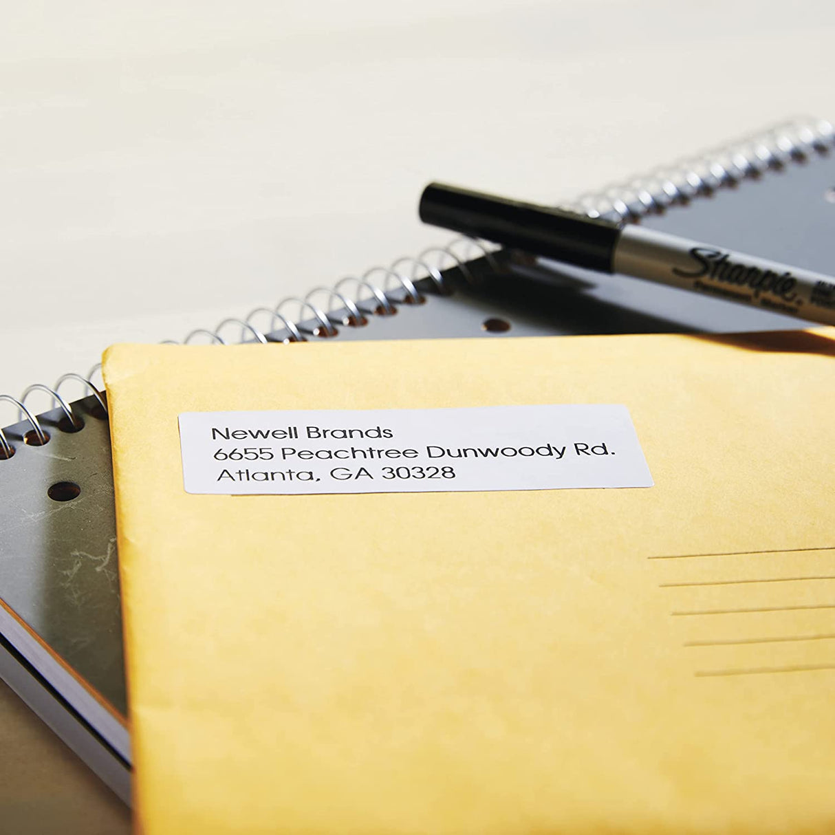 DYMO Authentic LW Return Address Labels for LabelWriter Label Printers, White, 3/4'' x 2'', 1 roll of 500 Return Address Labels 500 labels