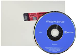 Microsoft Windows Server 2022 Standard 64-Bit License - 16 Core - OEM - DVD