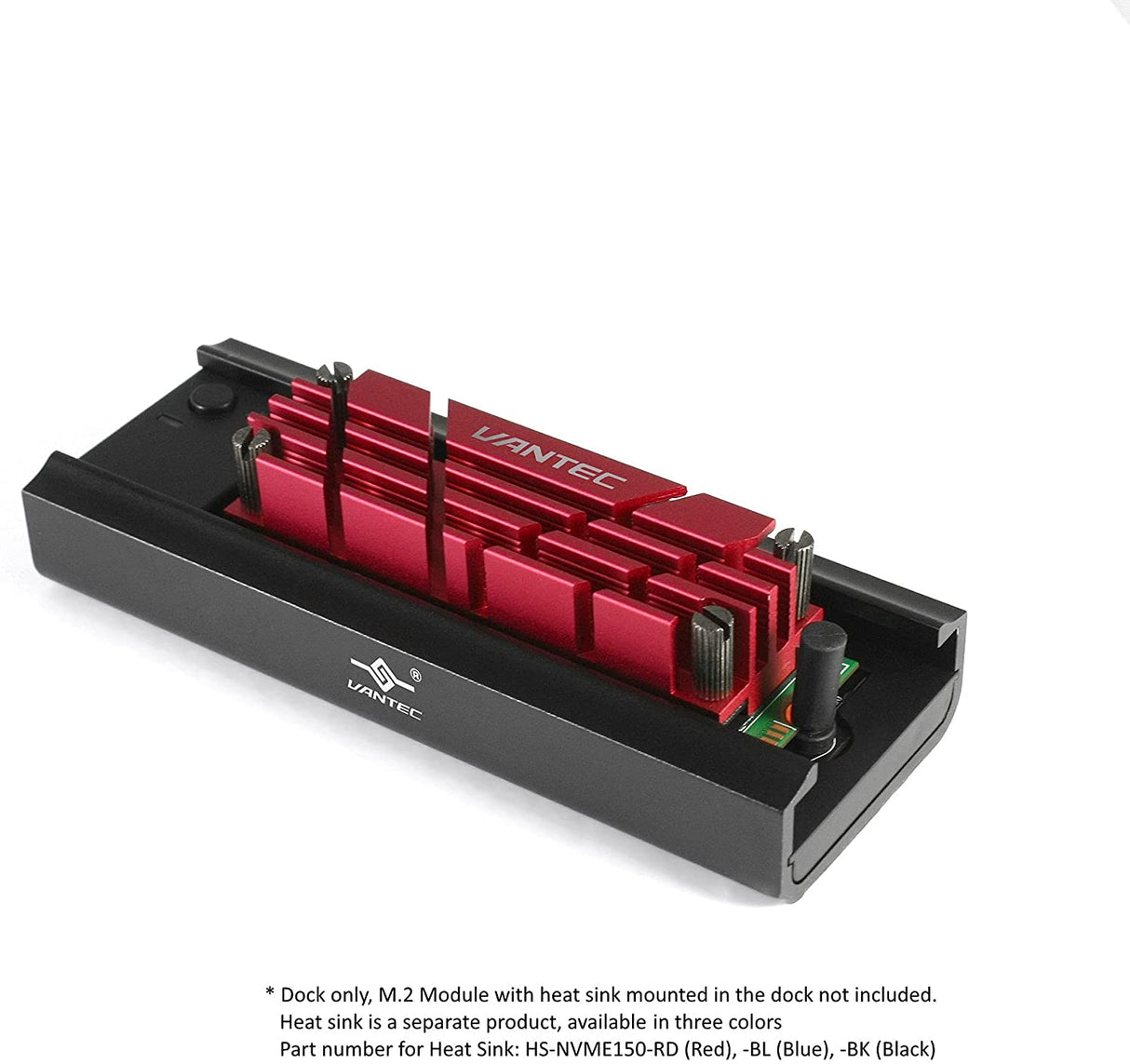 Vantec NexStar SX, USB 3.2 Gen 2x1 Type C M.2 NVMe/SATA SSD Dock (NST-D209C3-BK)