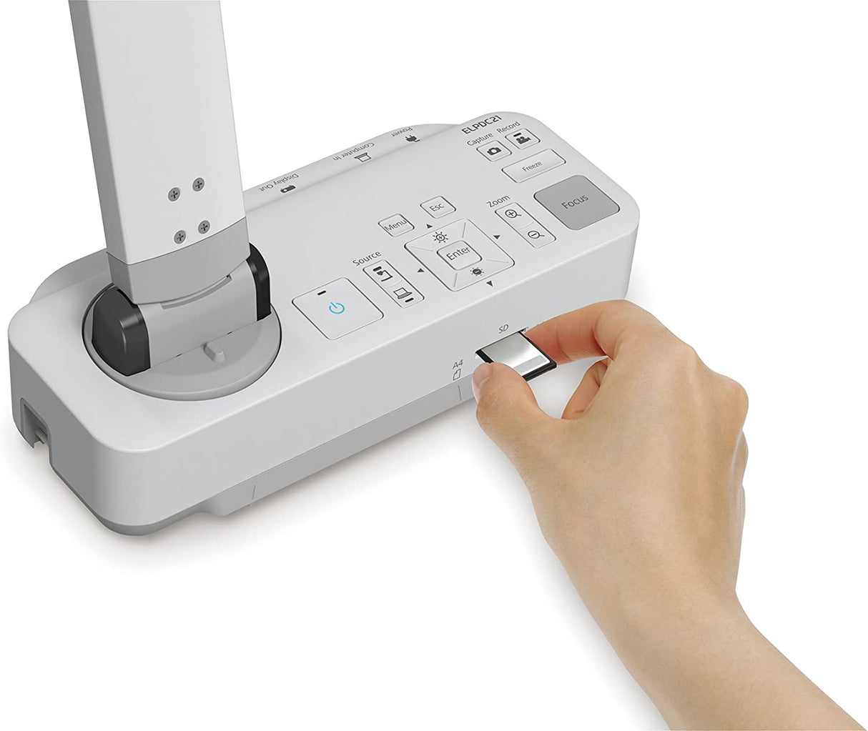 Epson DC-21 High-Definition Document Camera with HDMI, 12x Optical Zoom, 10x Digital Zoom and 1080p Resolution DC-21 - 1080p, 12x Optical Zoom