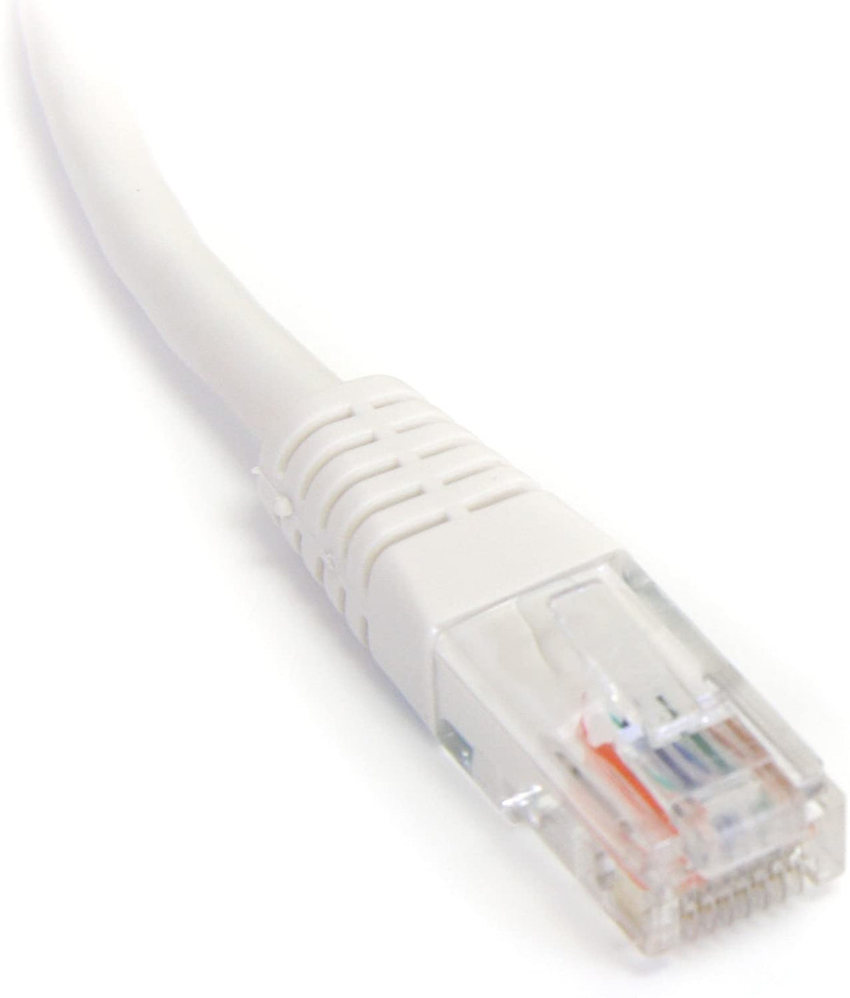 StarTech.com Cat5e Ethernet Cable - 1 ft - White - Patch Cable - Molded Cat5e Cable - Short Network Cable - Ethernet Cord - Cat 5e Cable - 1ft (M45PATCH1WH) 1 ft / 30cm White
