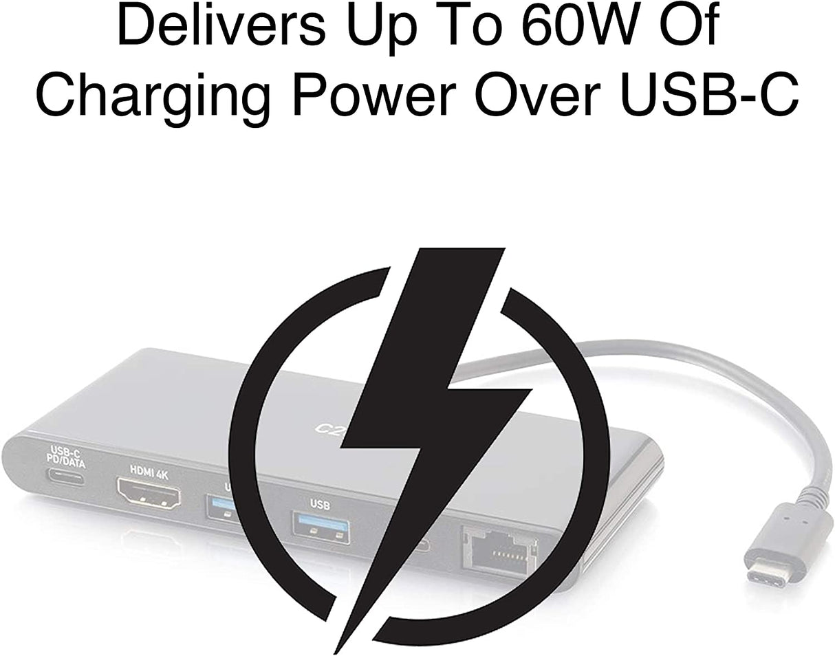 C2g/ cables to go C2G Docking Station, USB C Docking Station, 4K Docking Station, Compatible with USB-C & Thunderbolt 3 Laptops, Black, Cables to Go 28845