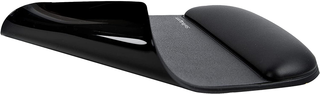 StarTech.com Mouse Pad with Hand Rest, 6.7x7.1x0.8in (17x18x2cm), Ergonomic Mouse Pad with Wrist Support, Desk Wrist Pad w/ Non-Slip PU Base, Cushioned Gel Mouse Pad w/ Palm Rest (B-Ergo-Mouse-PAD)