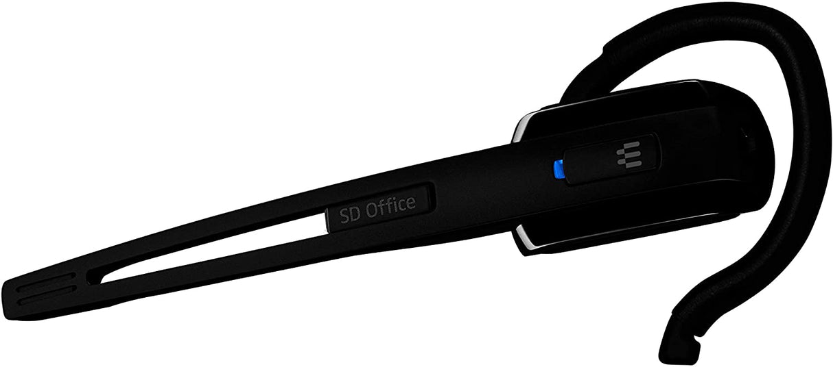 Sennheiser SD Office ML (506009) - Single-Sided DECT Wireless Headset for Desk Phone and Skype for Business Connection, Noise-Cancelling Microphone, Multiple Wearing Styles (Black)