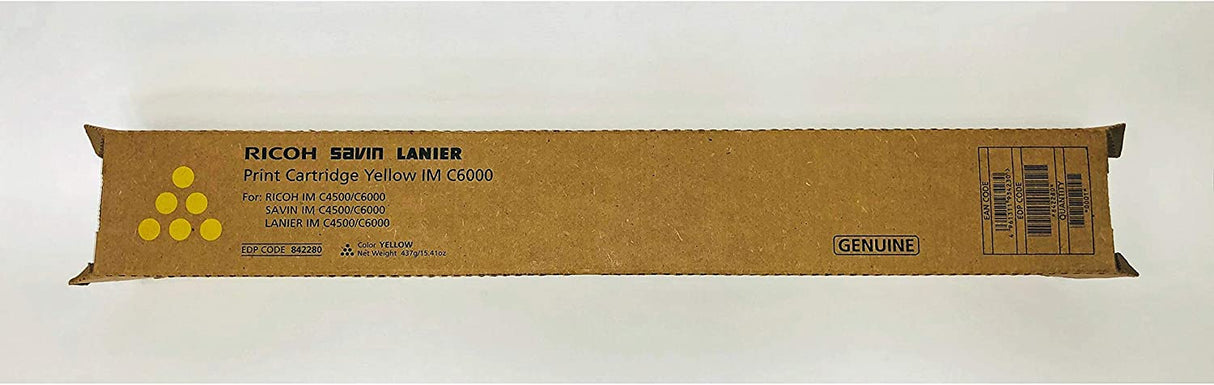 Ricoh Original Toner Cartridge - Yellow - Laser - 22500 Pages - 1 Each