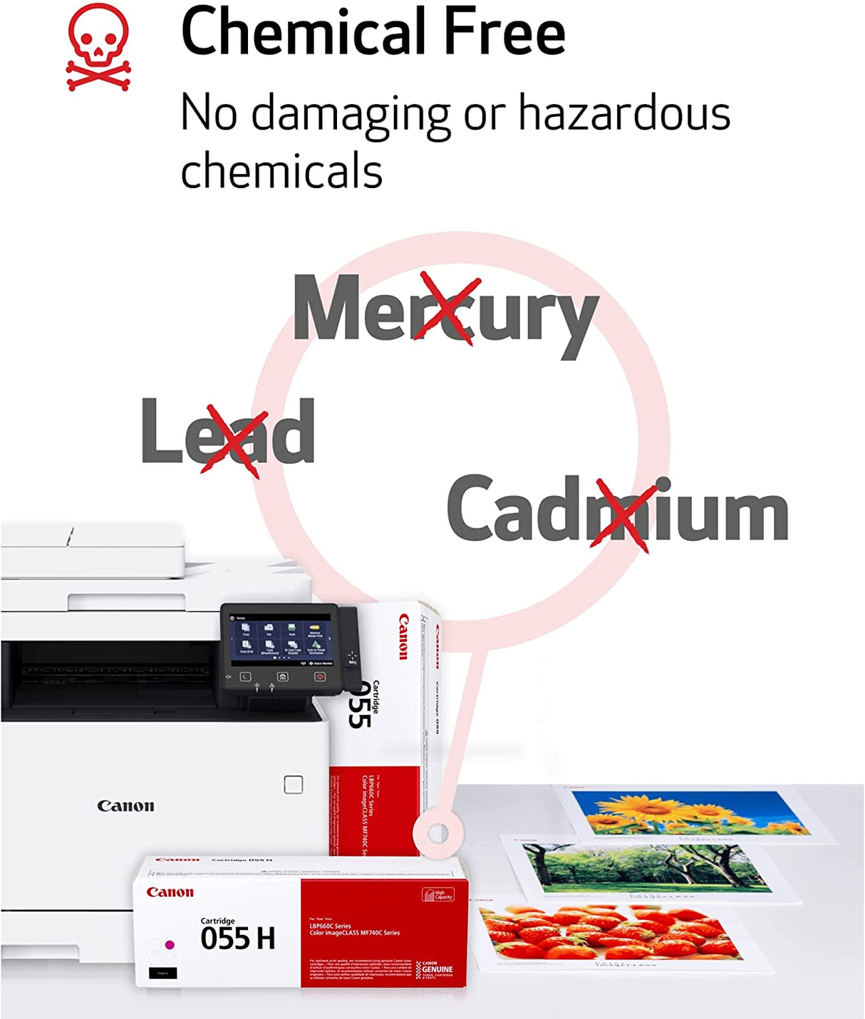 Canon® 055 Magenta Toner Cartridge, 3014C001 Magenta Standard