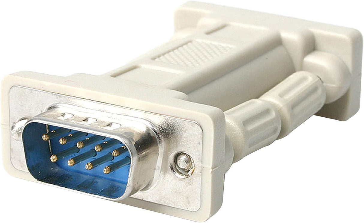 StarTech.com DB9 RS232 Serial Null Modem Adapter - Null Modem Adapter - DB-9 (M) to DB-9 (F) - NM9MF