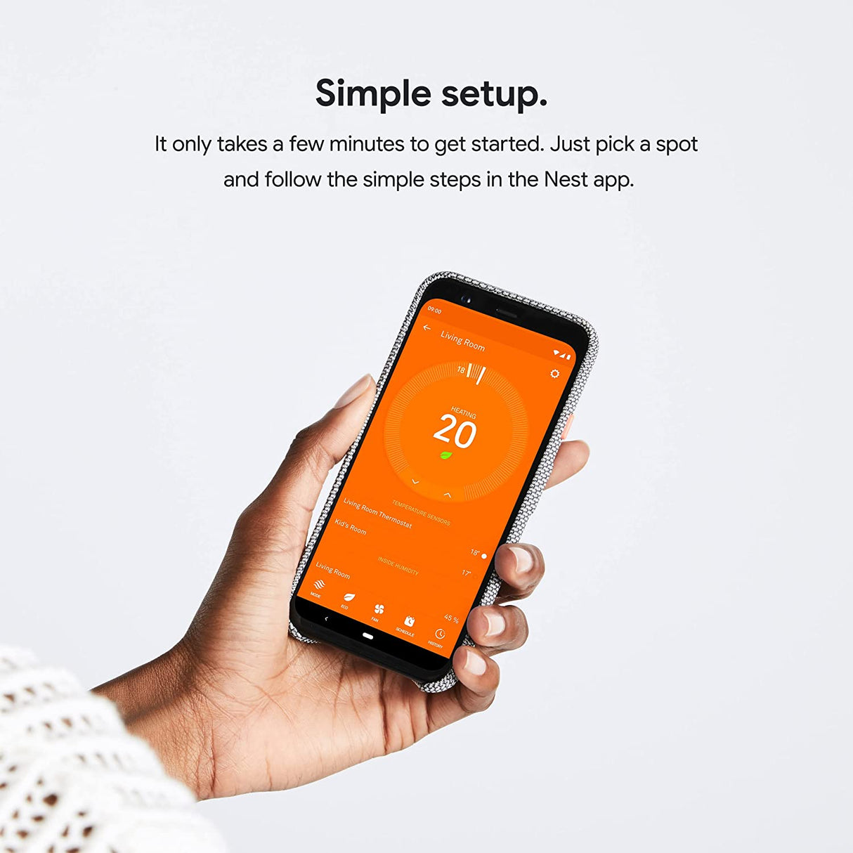 Google Nest Temperature Sensor - Nest Thermostat Sensor - Nest Sensor That Works with Nest Learning Thermostat and Nest Thermostat E - Smart Home 1 Pack