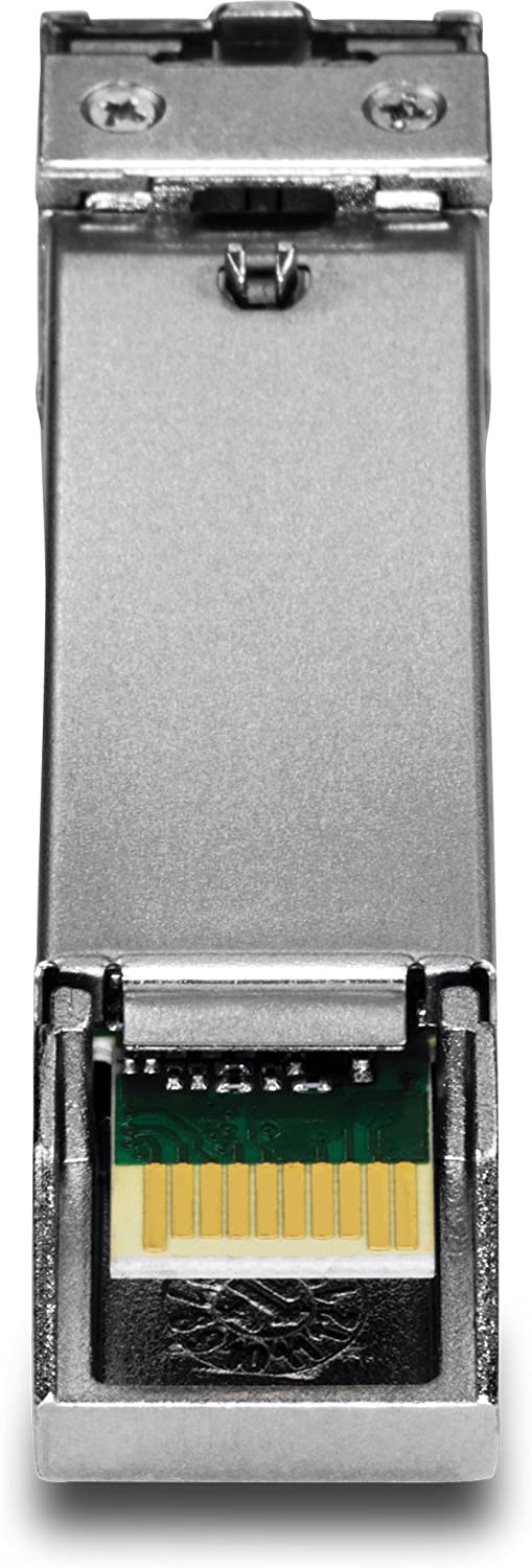 TRENDnet SFP to RJ45 100Base-FX Multi-Mode LC Module, TE100-MGBFX, Compatible with Mini-GBIC, Supports 1310 nm, Up to 155 Mbps, Hot-Pluggable, Up to 2 Km (1.2 Miles), Lifetime Protection
