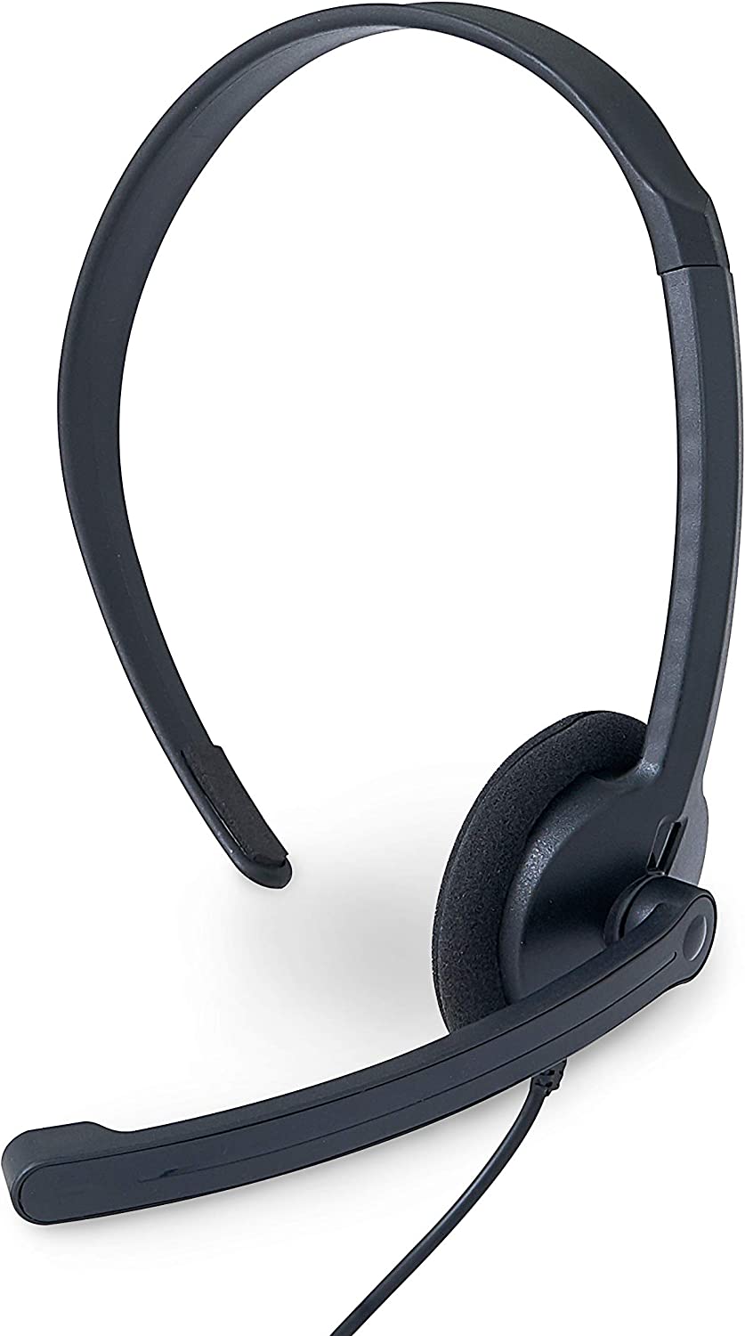 Verbatim Mono 3.5mm Headset with Microphone and in-Line Remote Mono - In-Line Remote