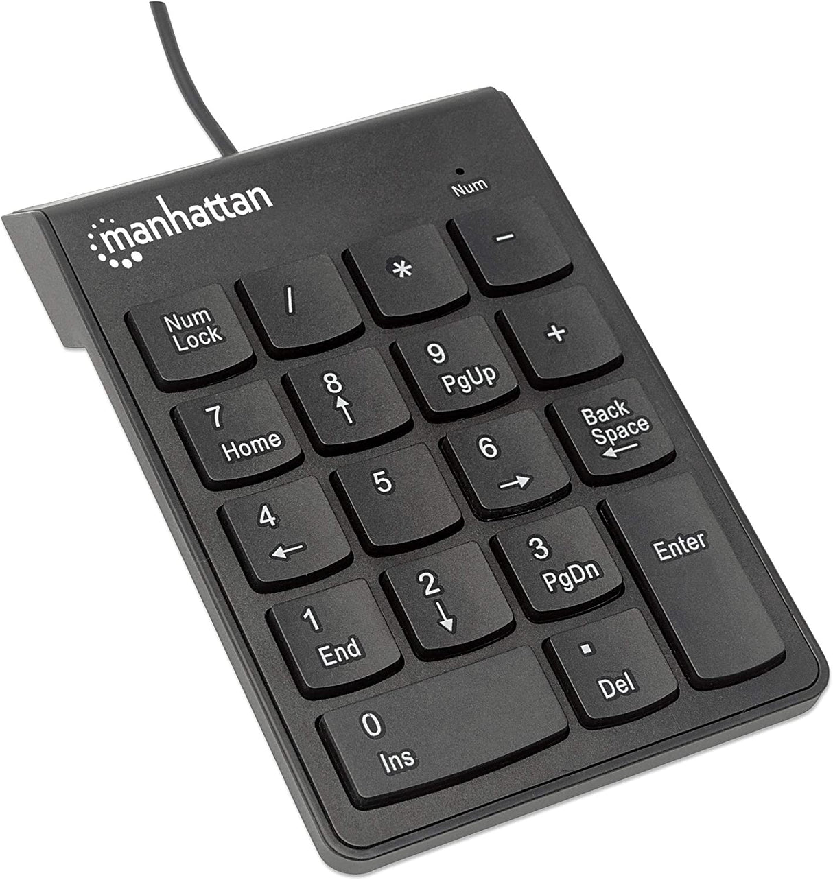 Manhattan USB Numeric Keypad with 19 Full-Size Keys - 176354