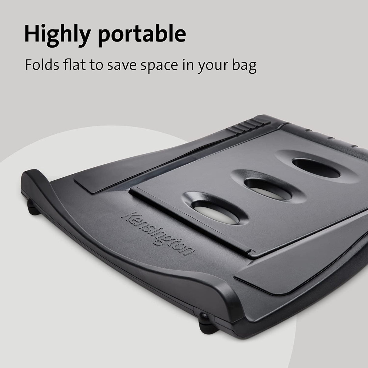 Kensington SmartFit Easy Riser Laptop and Tablet Cooling Stand - Fits Wacom, iPad Pro and Other Tablets and laptops - Black (K52788WW), 12.8" x 11" x 1.6"