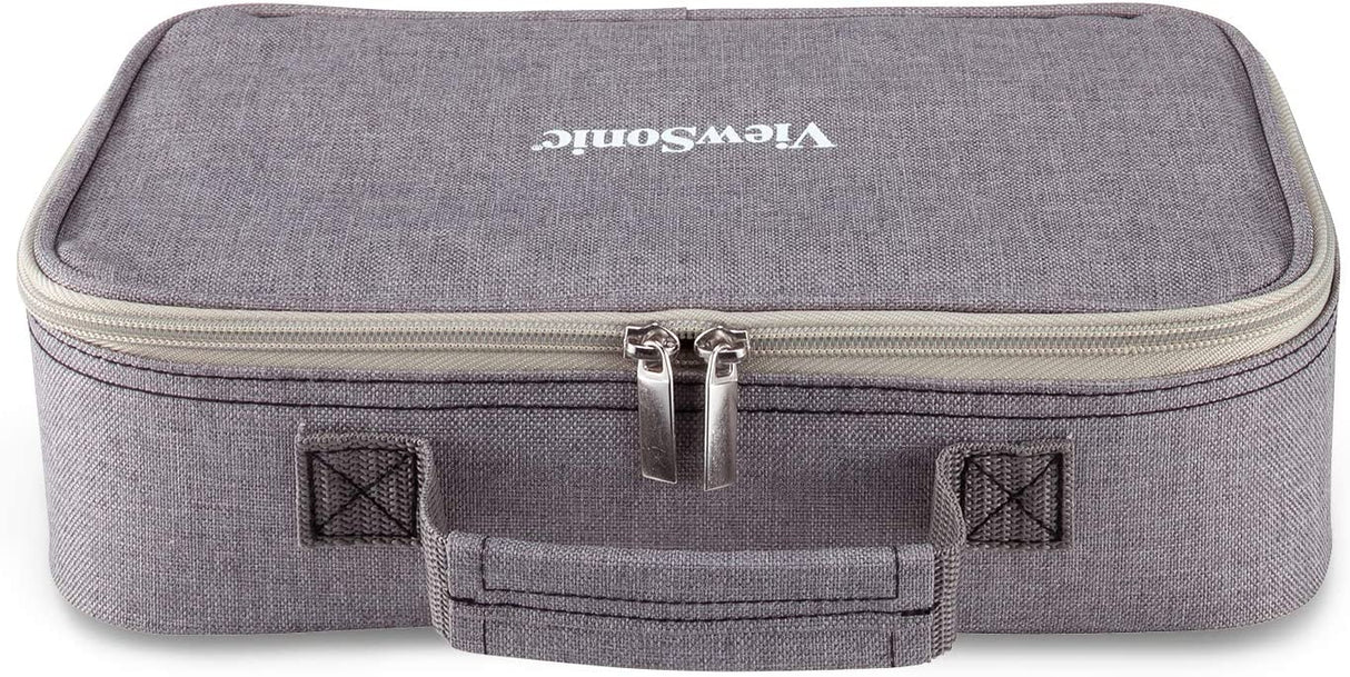 ViewSonic PJ-CASE-010 Zipped Soft Padded Carrying Case for M1 Projector Gray M1 Series