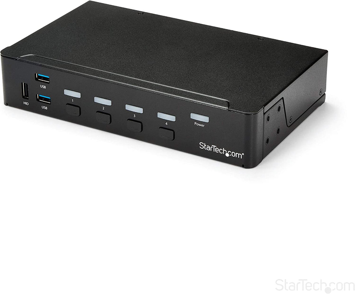 StarTech.com 4 Port HDMI KVM - HDMI KVM Switch - 1080p - USB 3.0 & Audio Support - KVM Video Switch (SV431HDU3A2) 4 Port | 1 Monitor USB 3.0 | 1080p