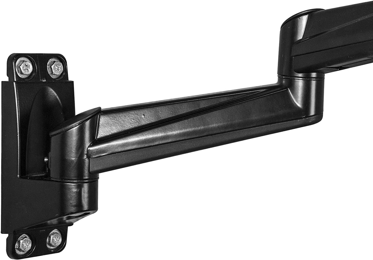 StarTech.com Wall Mount Dual Monitor Arm Articulating Ergonomic VESA Wall Mount for 2X 24 Displays Synchronized Adjustable Crossbar Tilt/Swivel/Rotate- Double Screen Mount Bracket