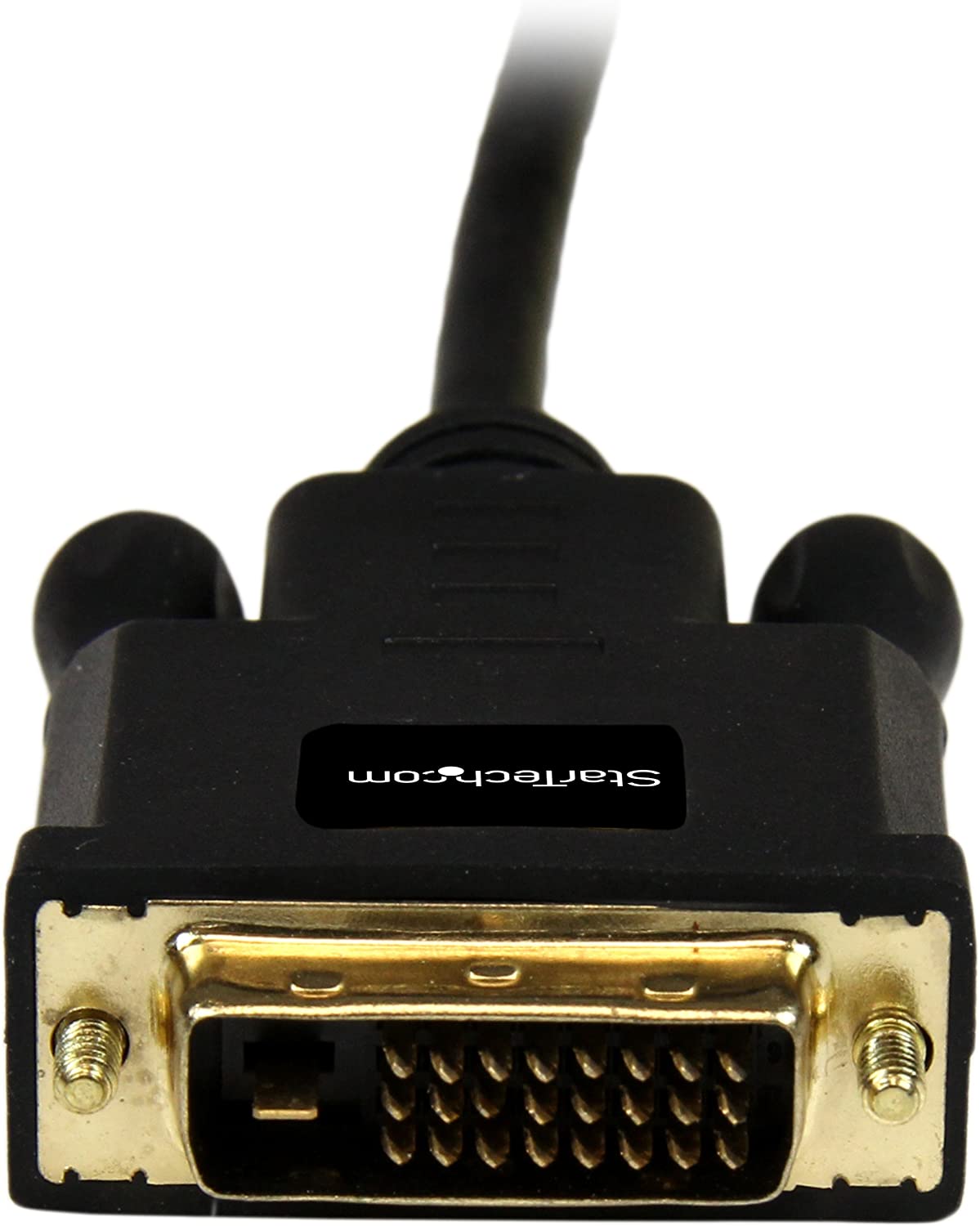 StarTech.com 3ft (0.9m) Mini DisplayPort to DVI Cable - Mini DP to DVI Adapter Cable - 1080p Video - Passive mDP 1.2 to DVI-D Single Link - mDP or Thunderbolt 1/2 Mac/PC to DVI Monitor (MDP2DVIMM3B) 3 ft / 1m Black