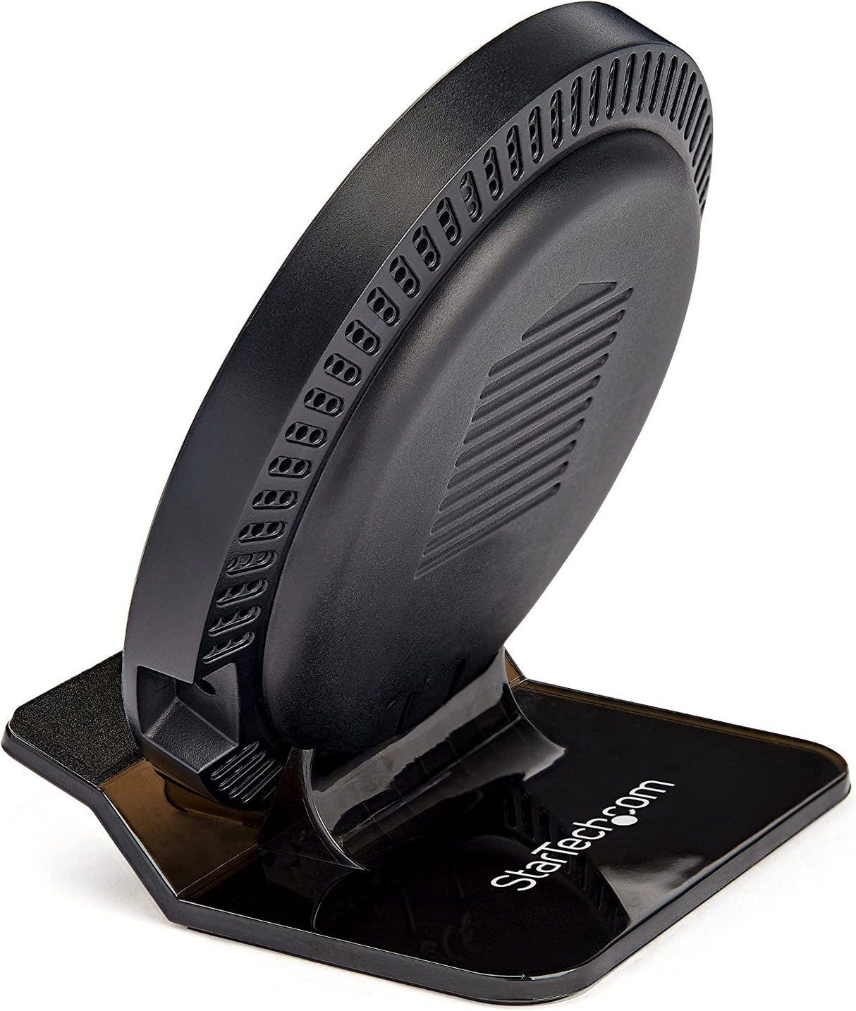 StarTech.com 15W Qi Wireless Charging Stand - Qi Certified Wireless Charger Stand or Pad - Adjustable - Universal Wireless Charging Pad for Smartphone - iPhone/Samsung Galaxy/Google Pixel (QWCHSTAND)