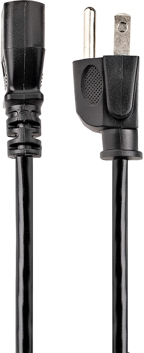 StarTech.com 6ft Standard Computer Power Cord (NEMA 5-15 to IEC 60320 C13) - 18 AWG Replacement AC Power Cable for PC or Monitor -125V, 10A - 10 Pack (PXT10110PK) 6 ft 10 pk