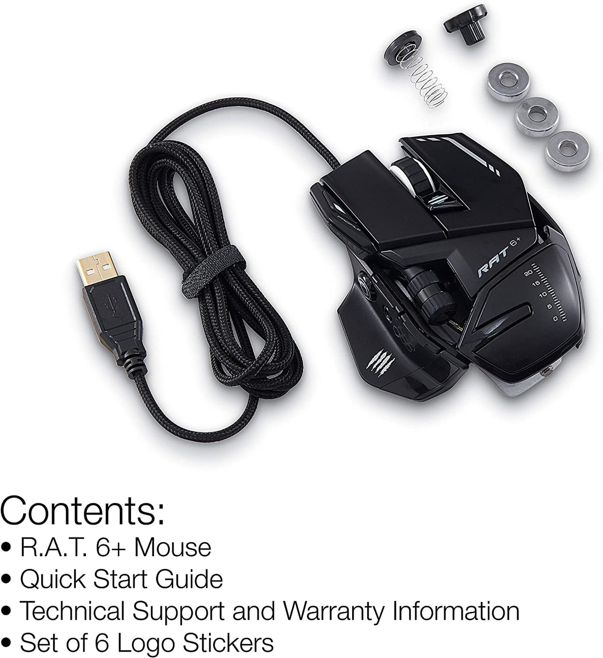 Mad Catz The Authentic R.A.T. 6+ Optical Gaming Mouse