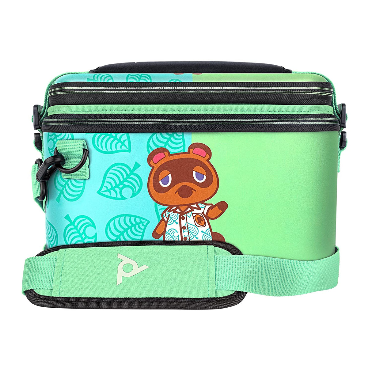 PDP Gaming Officially Licensed Switch Pull-N-Go Travel Case - Animal Crossing - Semi-Hardshell Protection - Protective PU Leather - Holds 14 Games - Works with Switch OLED & Lite - Perfect for Kids Animal Crossing Tom Nook