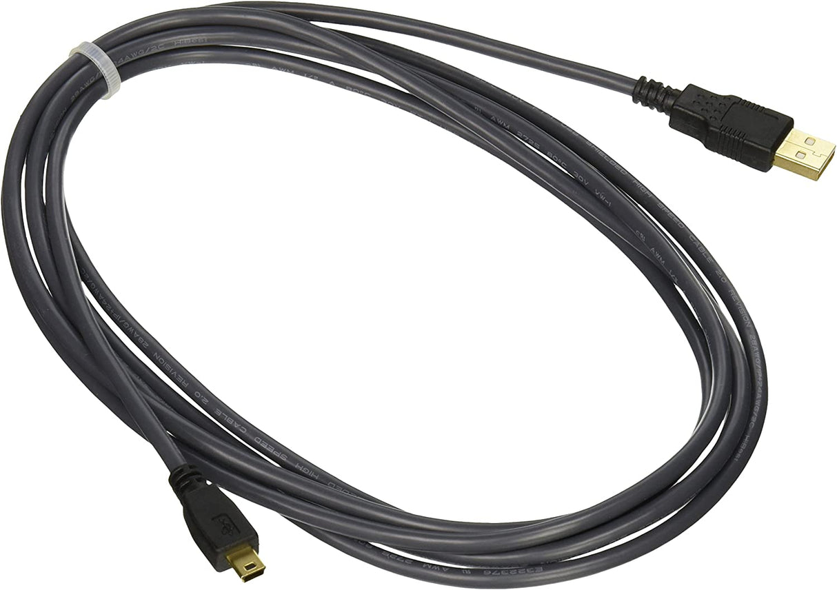 C2g/ cables to go C2G USB Cable, Mini USB Cable, USB 2.0 Cable, USB A to B Cable, 9.84 Feet (3 Meters), Black, Cables to Go 29652 Black 9.8 Feet Ultima USB A to Mini B Male