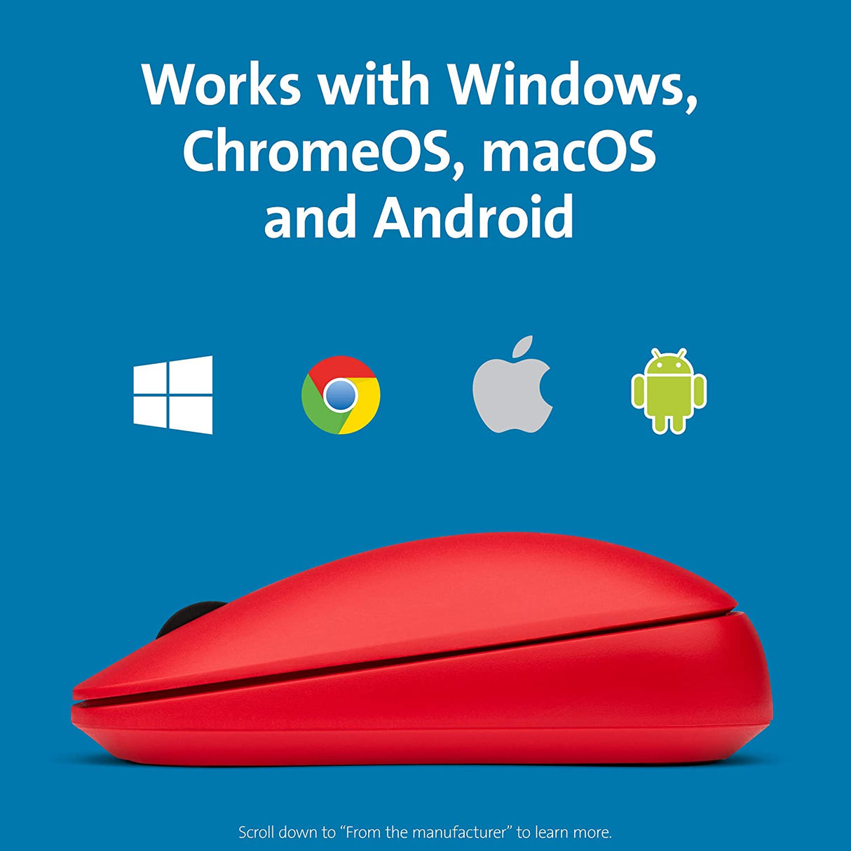 Kensington SureTrack™ Dual Wireless Mouse- Red (K75352WW)