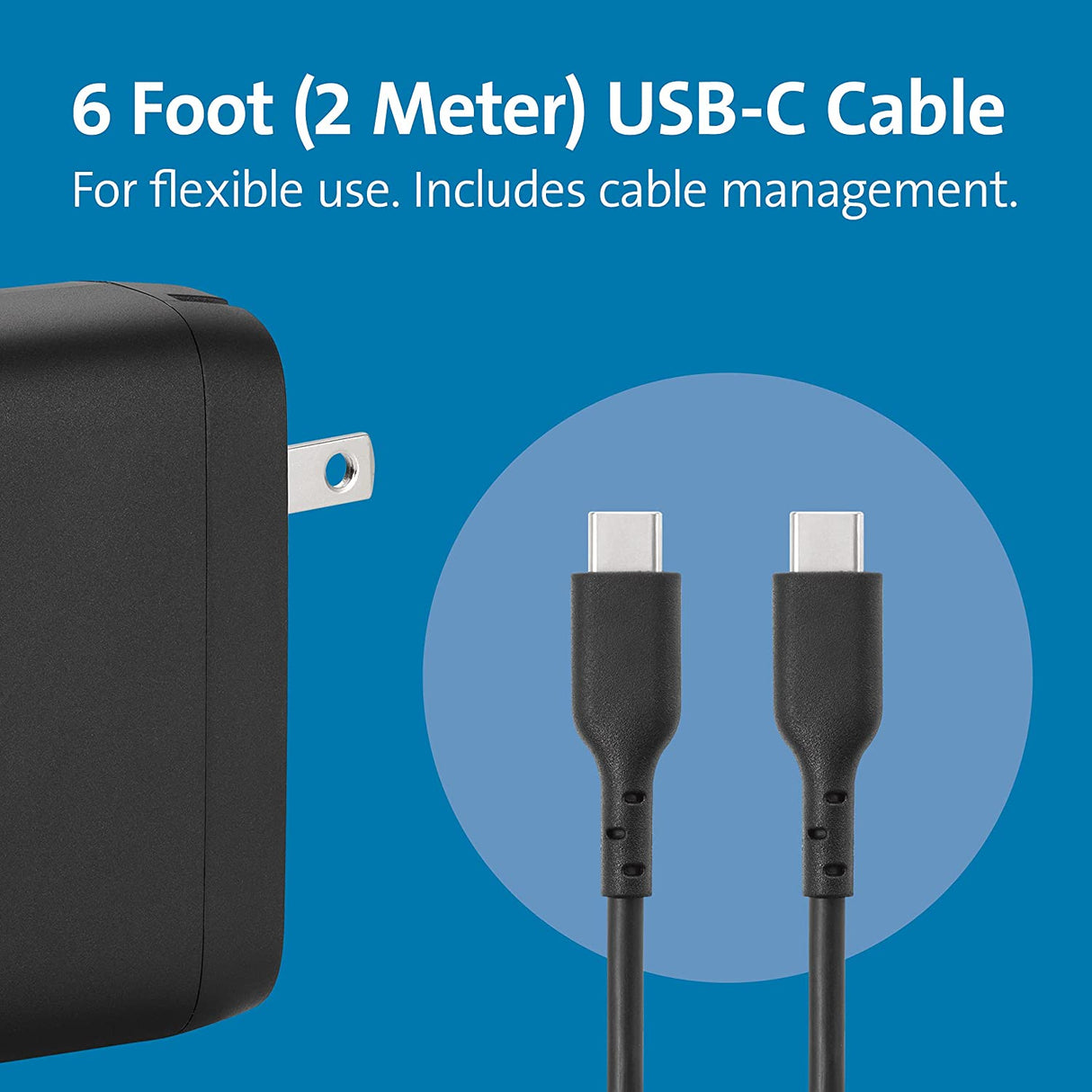 Kensington 100W USB-C GaN Power Adapter (K33821NA)